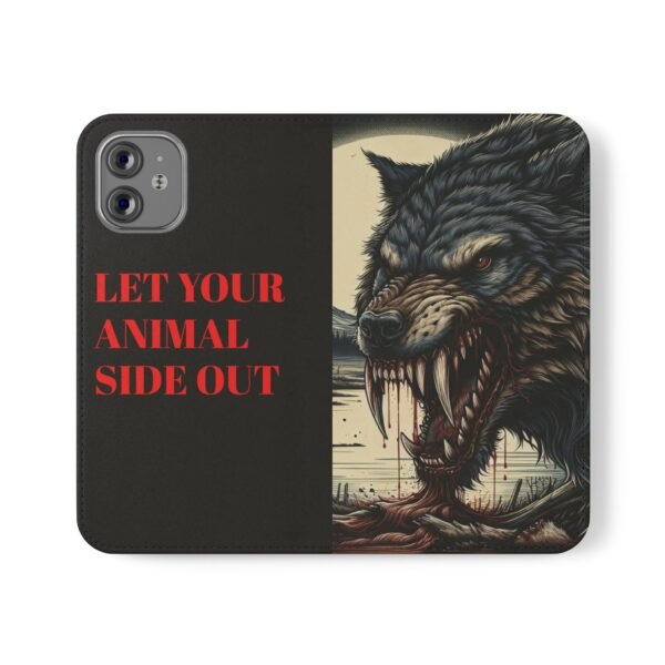 Wolf Flip Case for Phone, Let Your Animal Side Out - Image 37