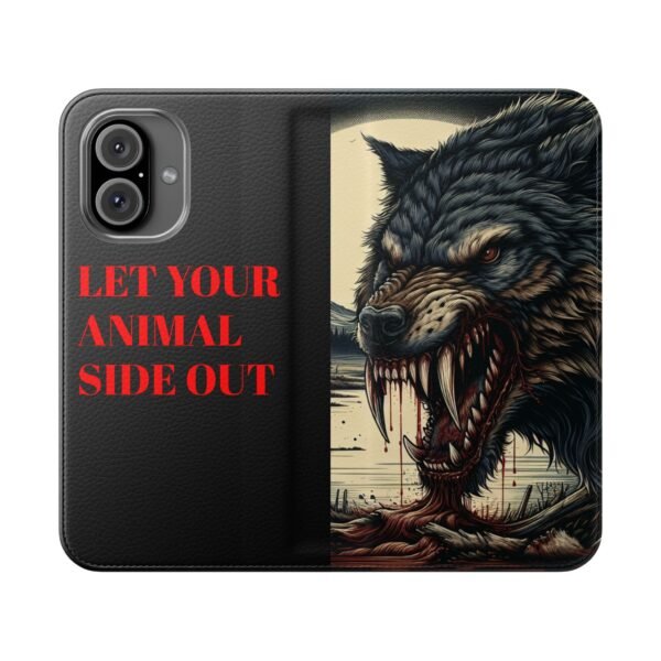 Wolf Flip Case for Phone, Let Your Animal Side Out - Image 73