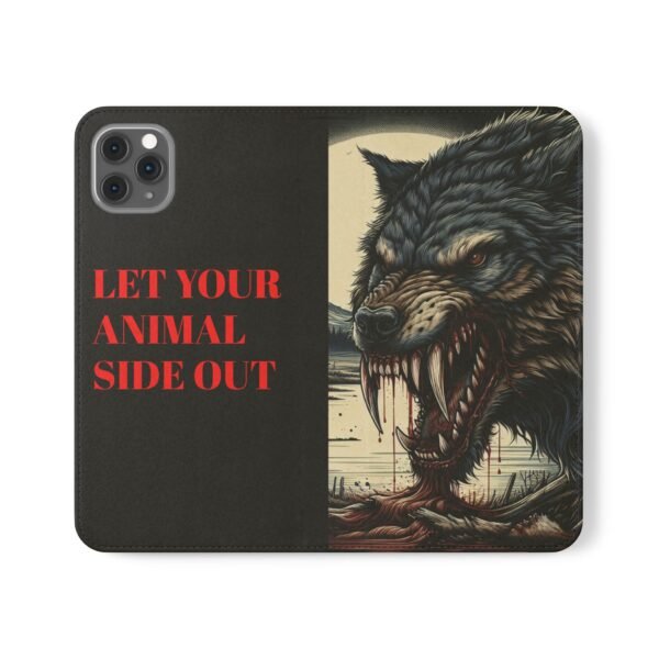 Wolf Flip Case for Phone, Let Your Animal Side Out - Image 57