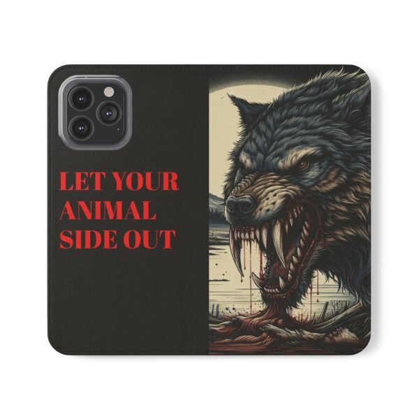 Wolf Flip Case for Phone, Let Your Animal Side Out - Image 29