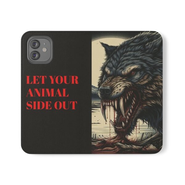 Wolf Flip Case for Phone, Let Your Animal Side Out - Image 33